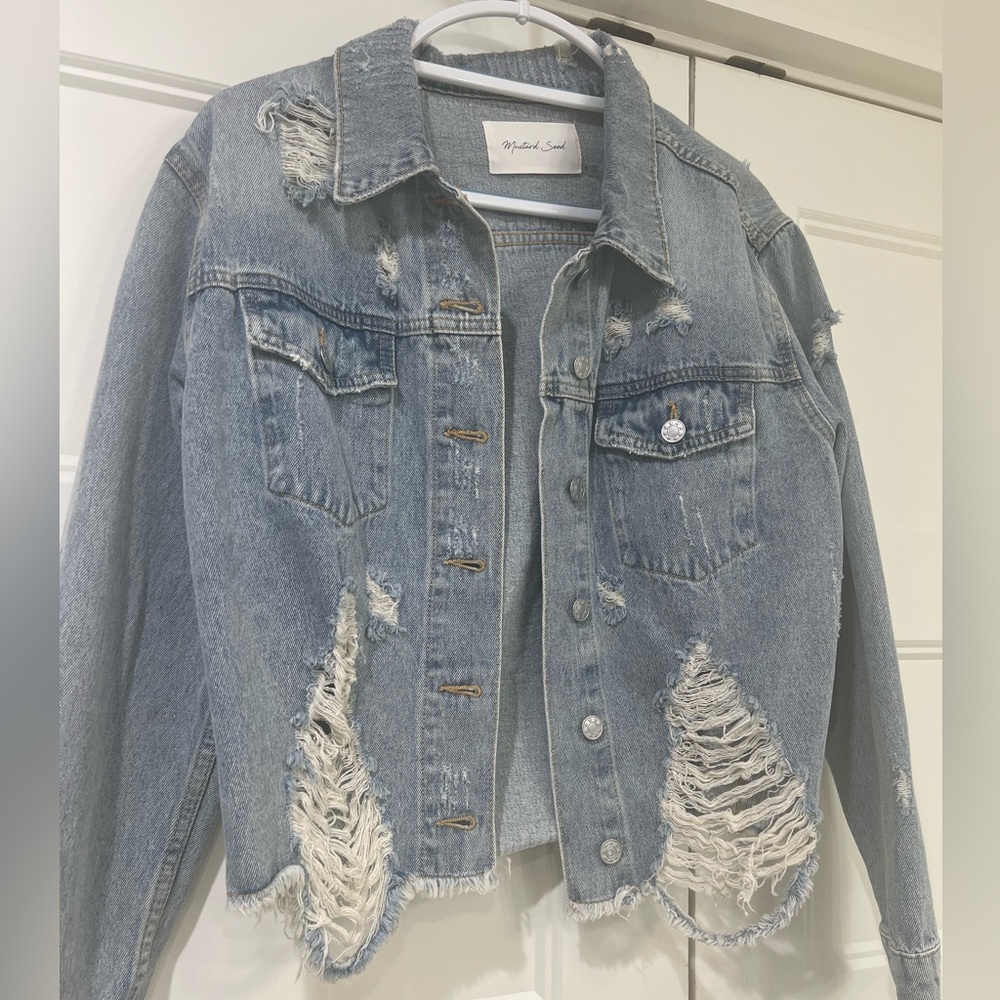 Jean ripped jacket - Picture 2 of 4
